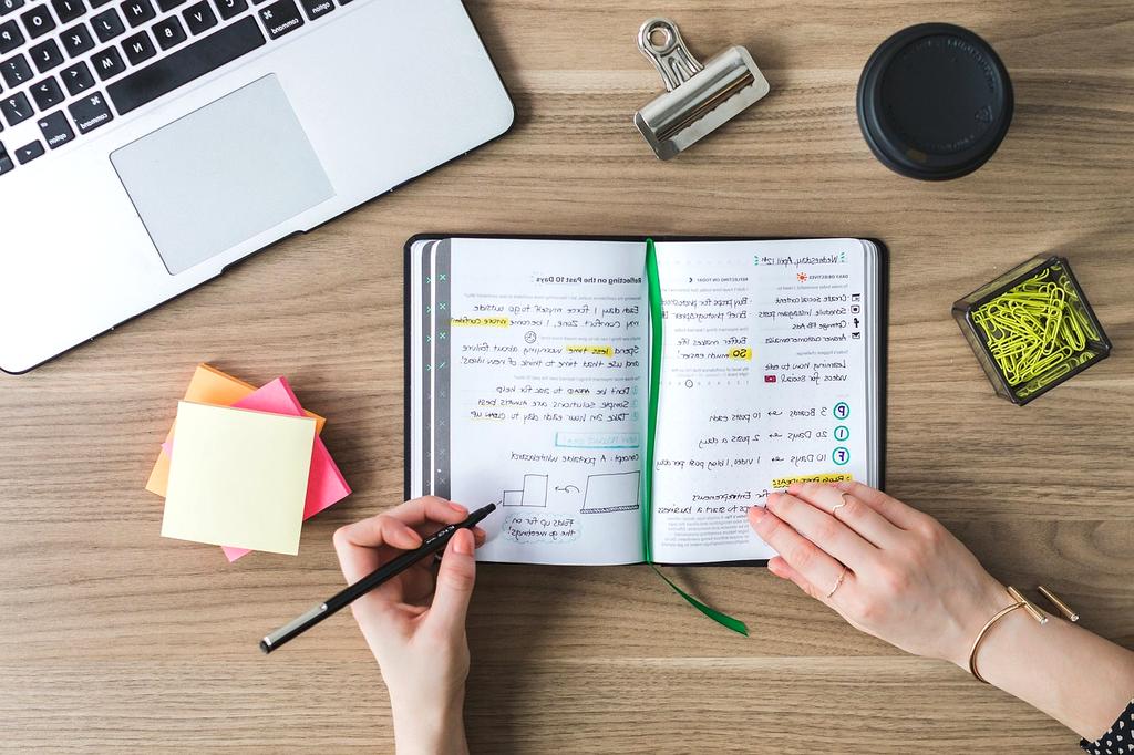 Maria Schmidt in her transformed home office in Berlin